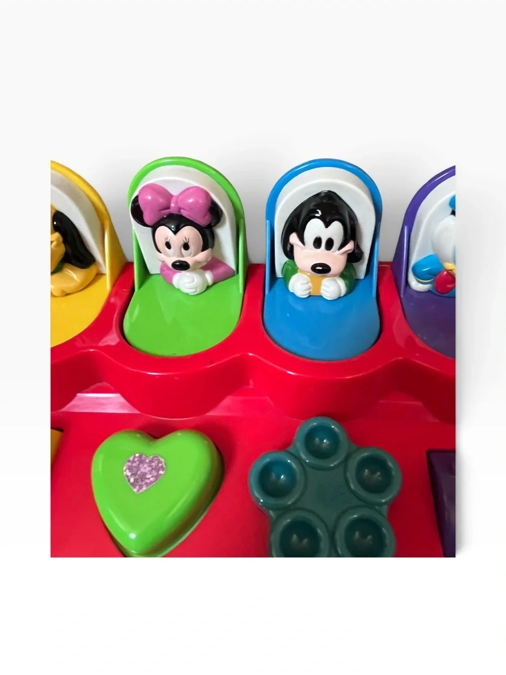 Vintage Mickey Mouse Pop-Up Pals by Mattel Children’s Toy Manipulative Red VGC